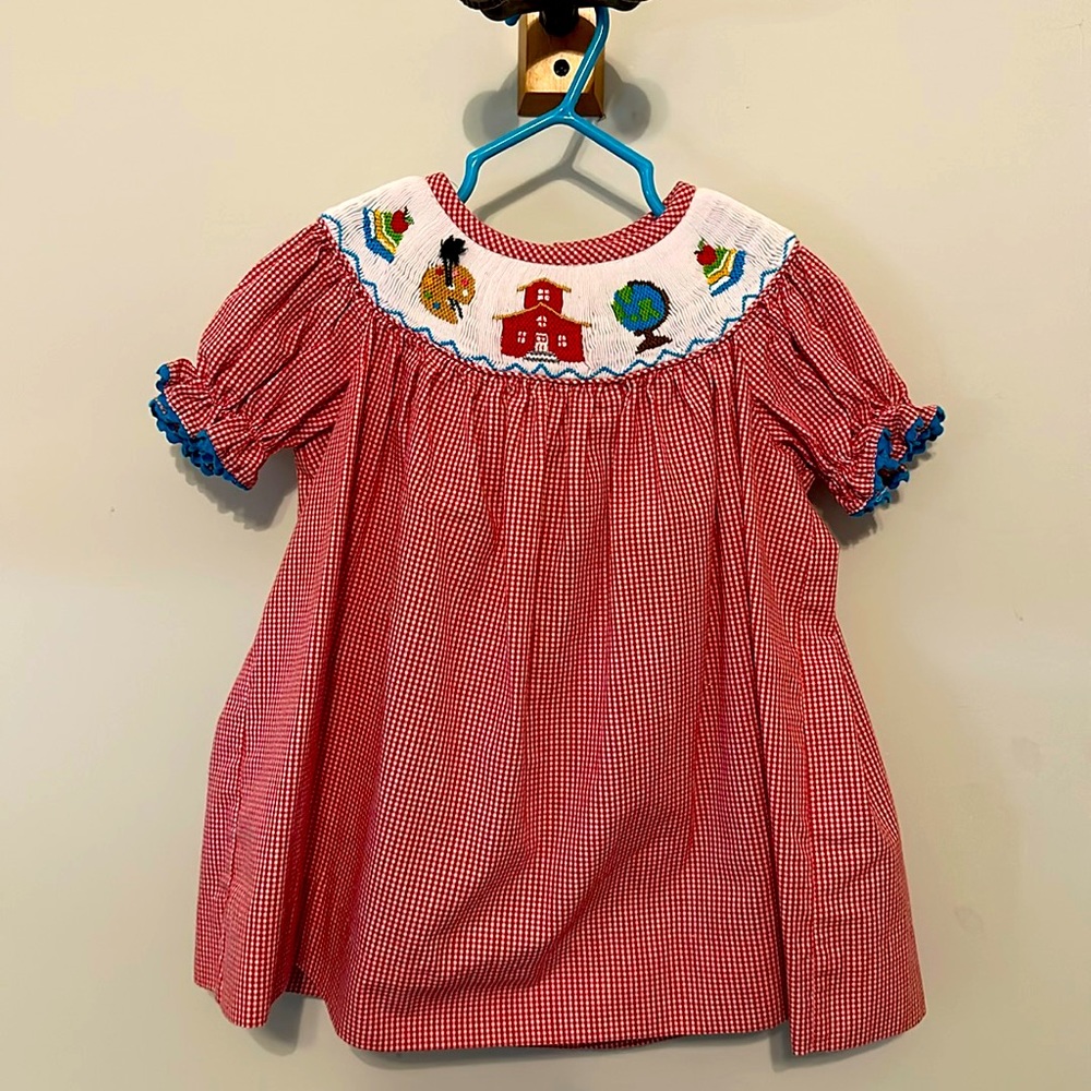 PatyCake Kids School Smocked Dress•Like New• 9M
